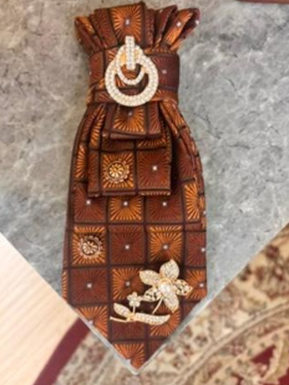 Custom Handcrafted Women's Tie Necklace